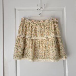Floral A line Skirt